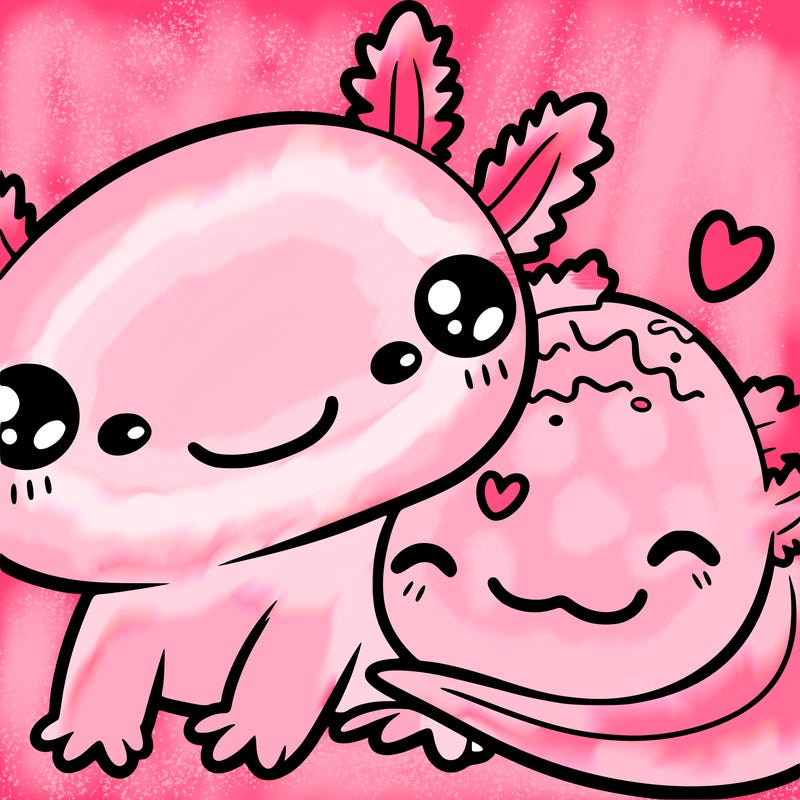 so cute axolotl