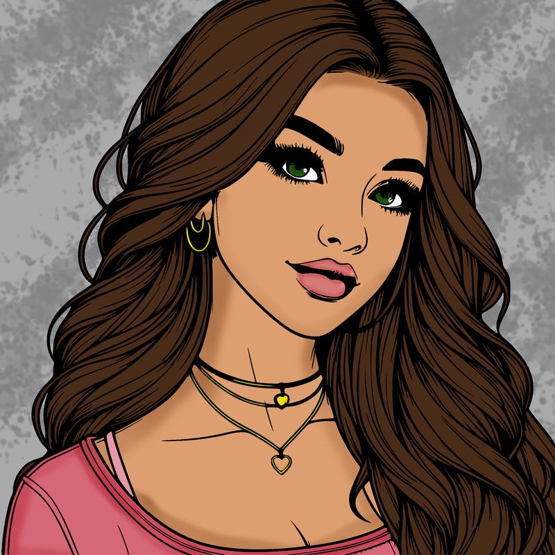 detailed realistic girl