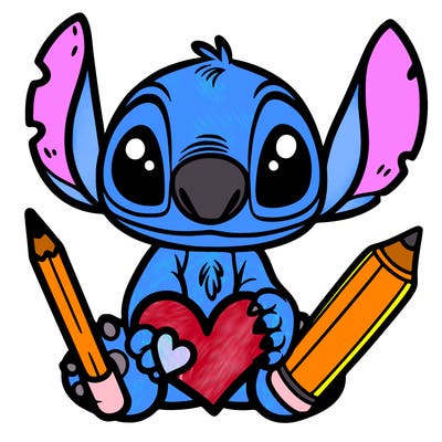 stitch and heart