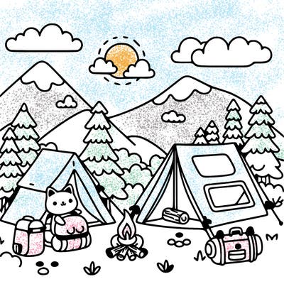 cute camping