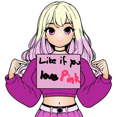 girl holding a blank sign in a long sleeve crop top