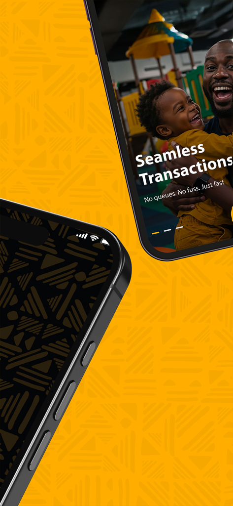 Pantalla promocional de UMB SpeedApp destacando transacciones bancarias rápidas y fluidas.