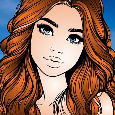 beautiful realistic girl