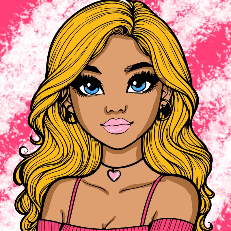 realistic pretty girl