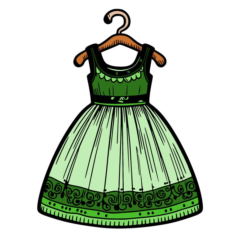 a dress