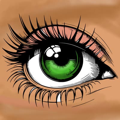 realistic eye