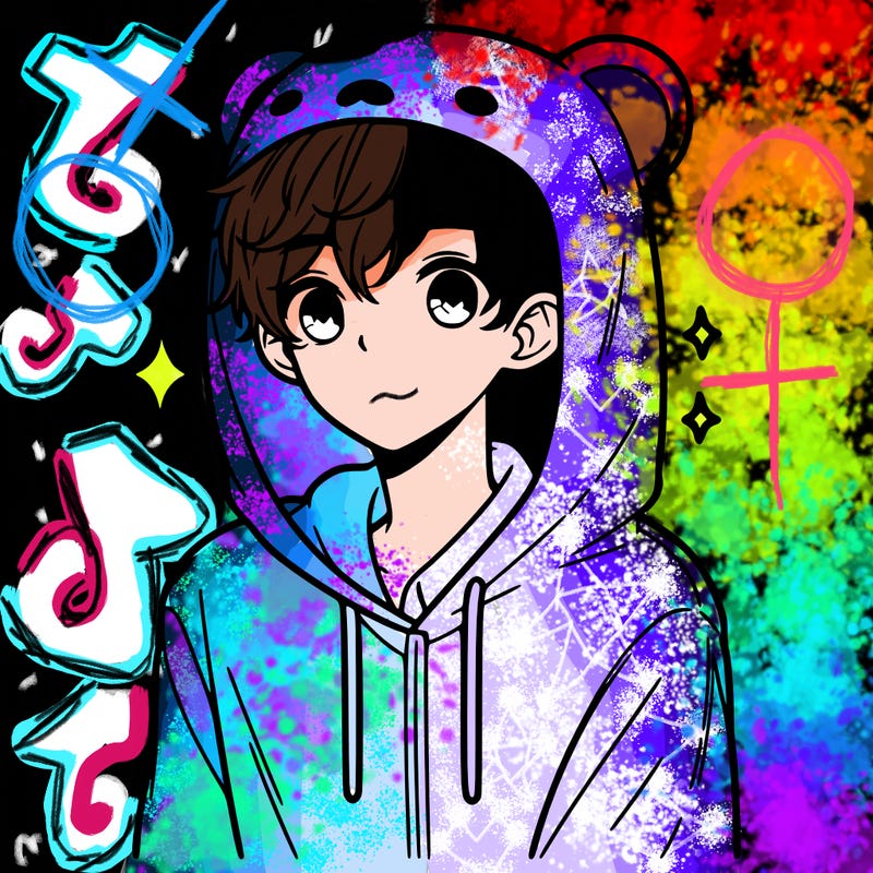 a 17 year old boy in a cute animal hoodie