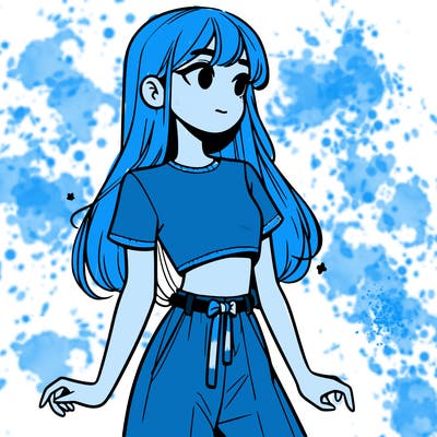 girl in a cute crop top