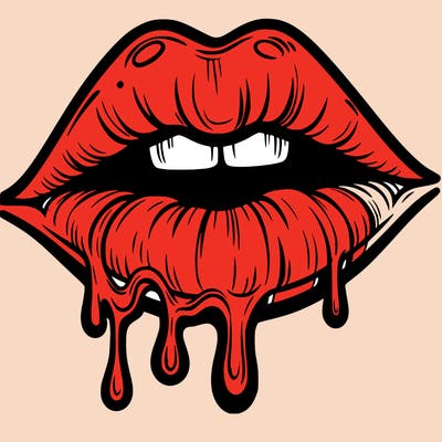lips that look realistic and drip