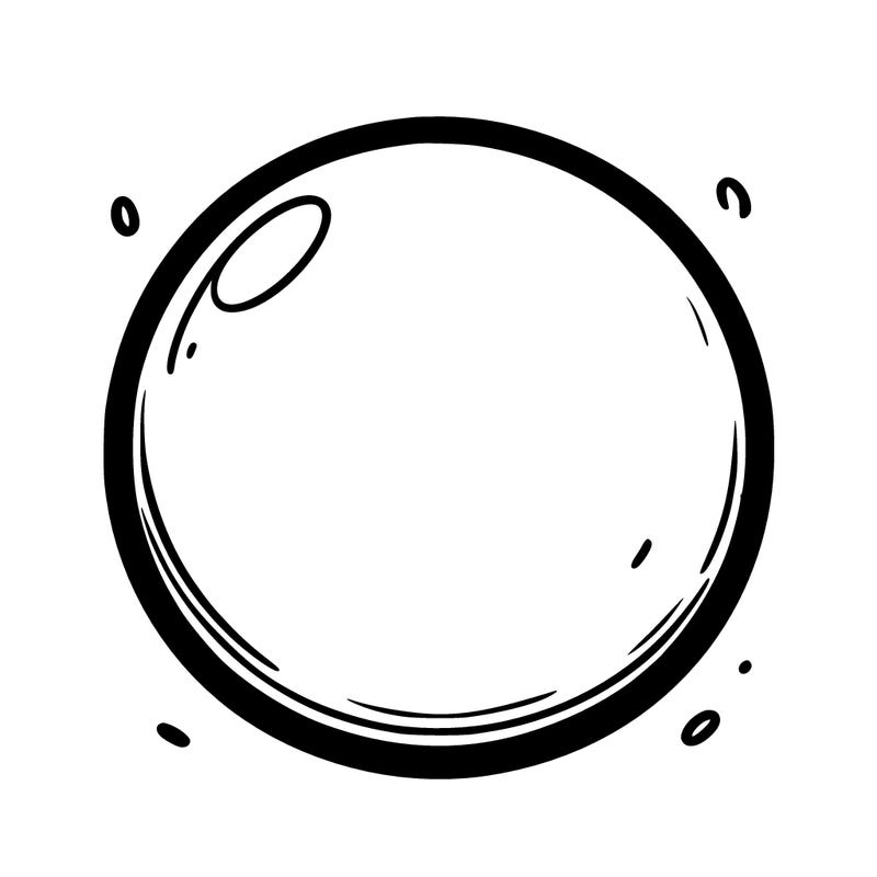 plain circle with nothing inside