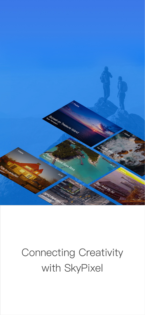 DJI GO - DJI GOアプリ内のSkyPixelコミュニティからの空撮写真とビデオギャラリー。