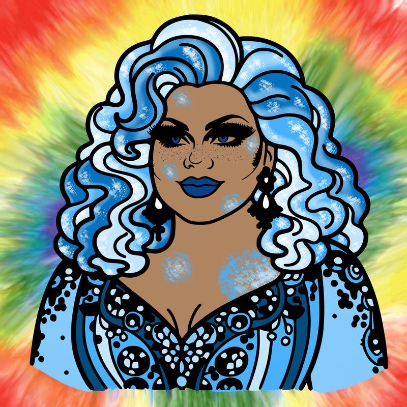 realistic plus size drag queen
