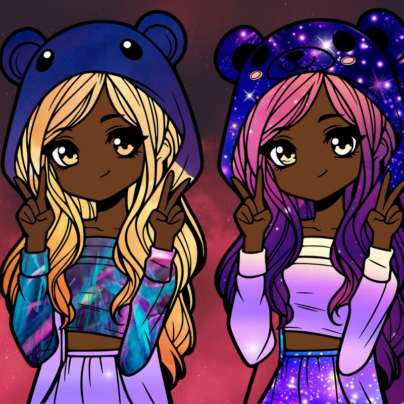 teen girl in animal costume