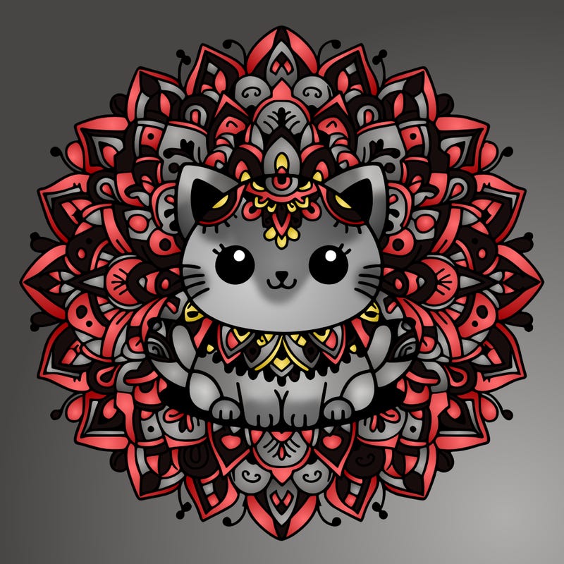 mandala cat