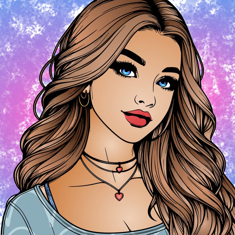 detailed realistic girl