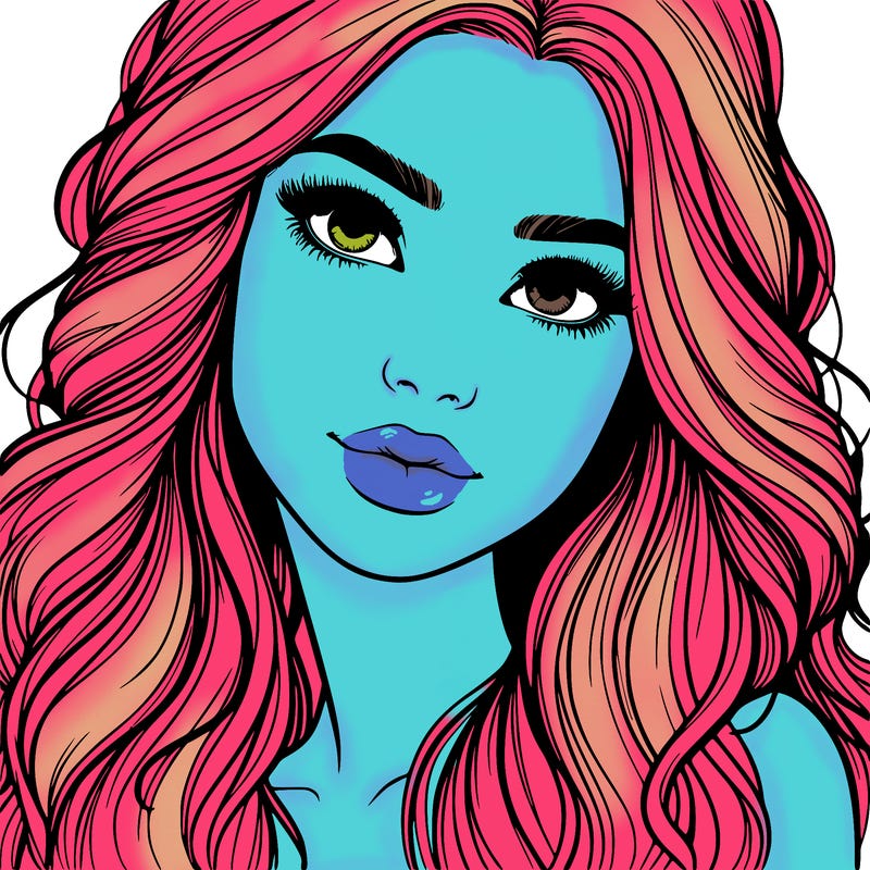 beautiful realistic girl