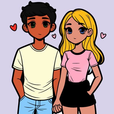 boyfriend and girlfriend