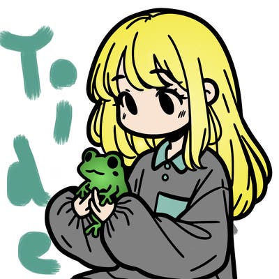 girl with long hair and a oversized shirt. and she is holding a frog