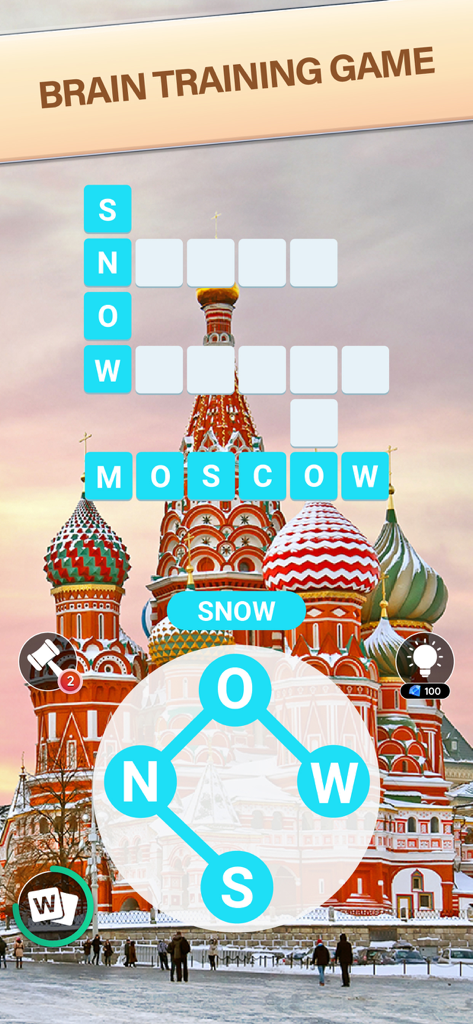 Word City: Connect Word Game - Word City Verbindungsrätsel mit dem Thema Moskau