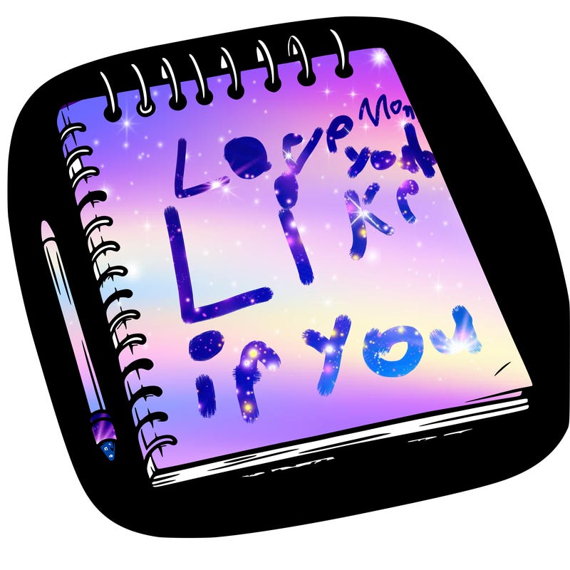 a blank sketch pad