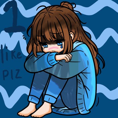depressed girl
