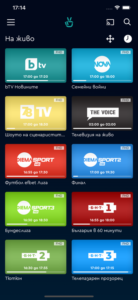 bgtime.tv - Live Bulgarian television channels list on the bgtime.tv app