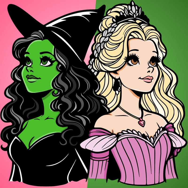 'elphaba and glinda (realistic)