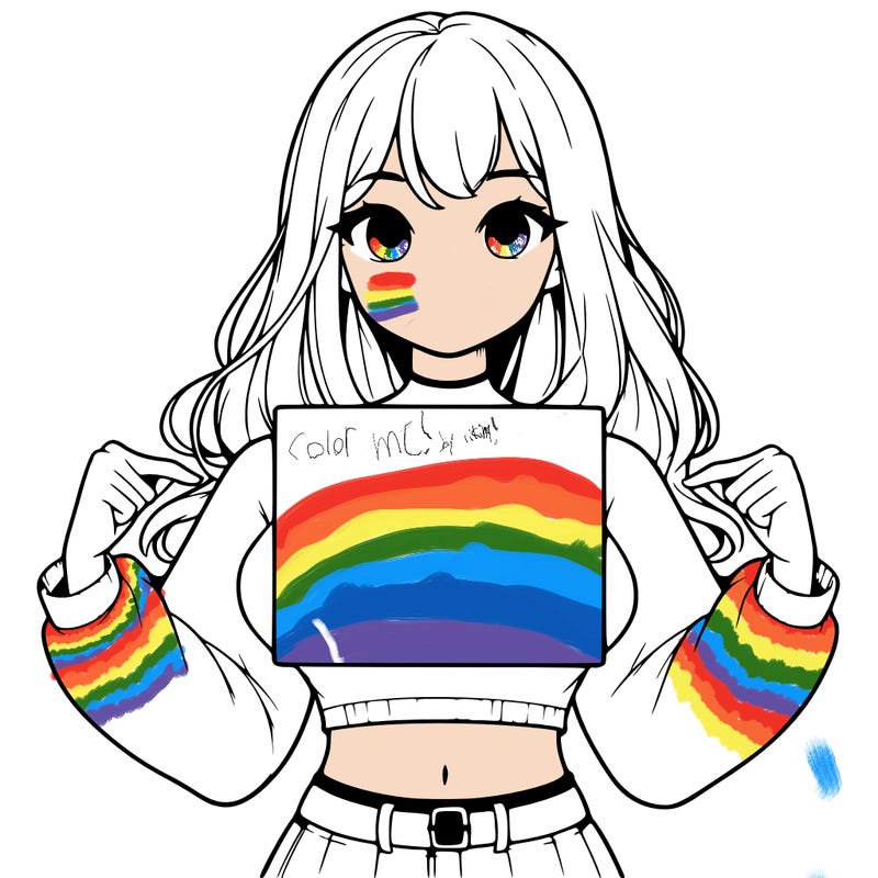 girl holding a blank sign in a long sleeve crop top