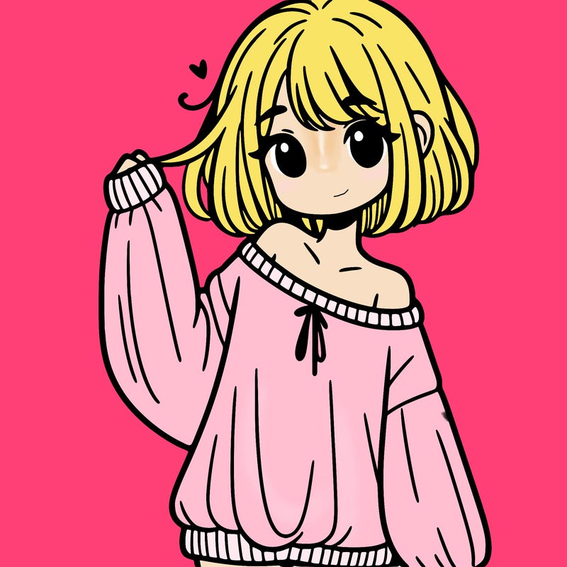 girl in baggy sweater hanging off her shoulder