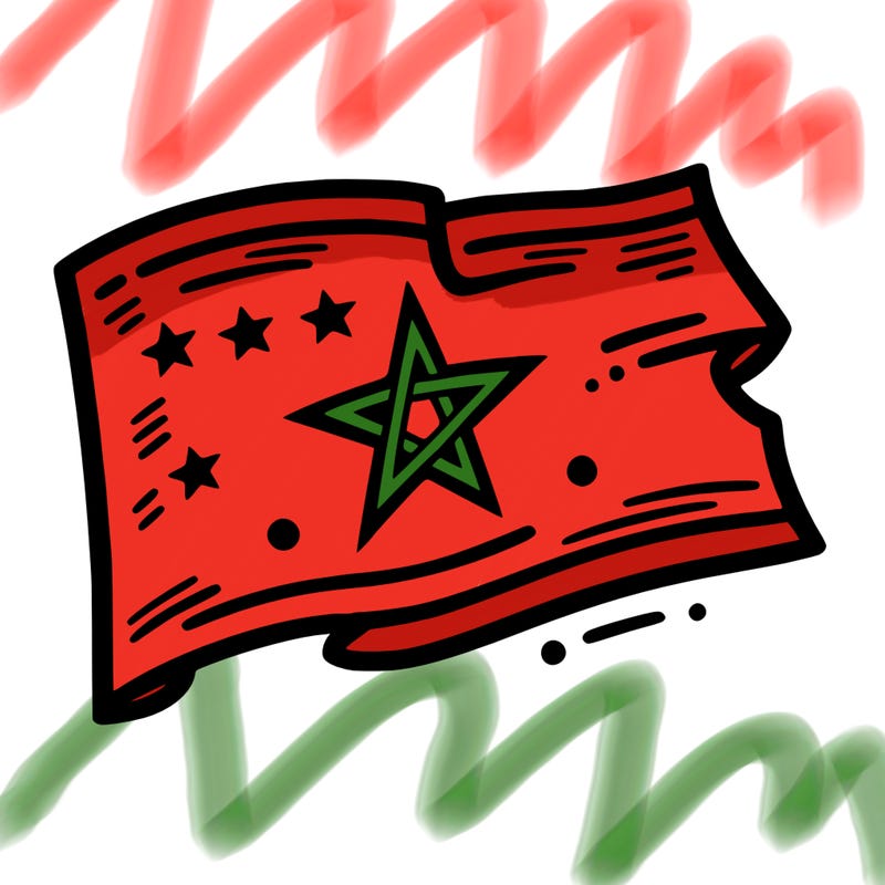 flag of morocco
