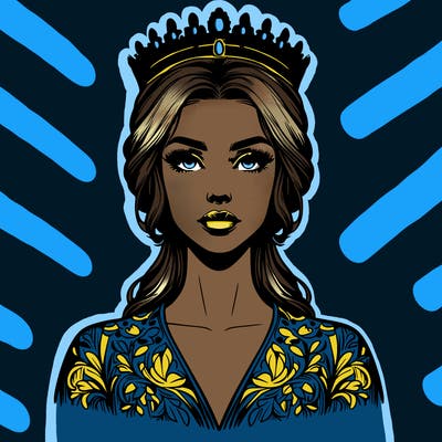 realistic beautiful queen