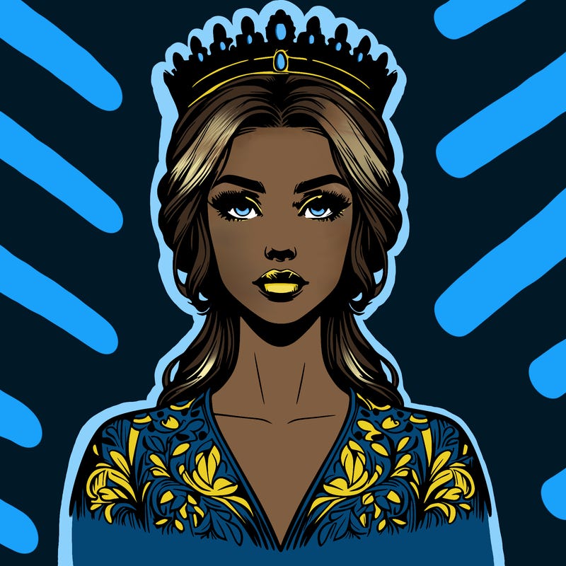 realistic beautiful queen