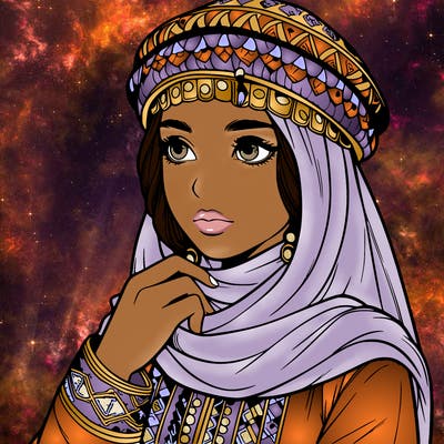 realist moroccan girl