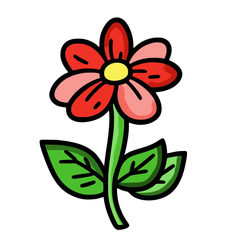 easy and simple flower