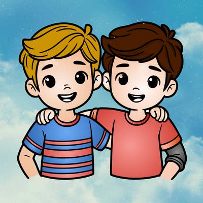 two boys that are best friends