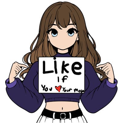 girl holding a blank sign in a long sleeve crop top