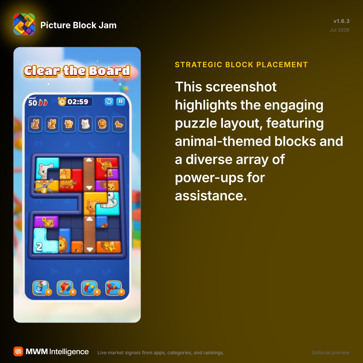 Picture Block Jam - Games App | MWM