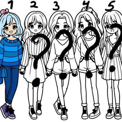 a group of six best friends holding hands that are all girls