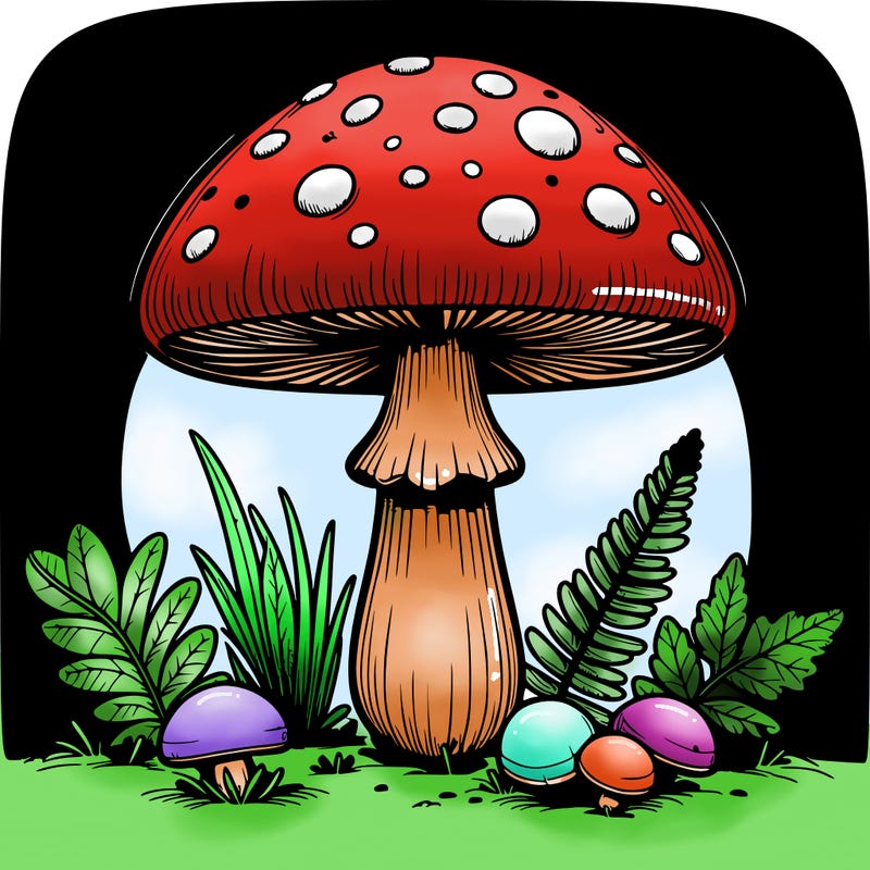 mushroom realistic