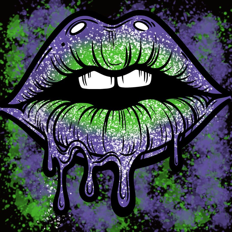 lips that look realistic and drip