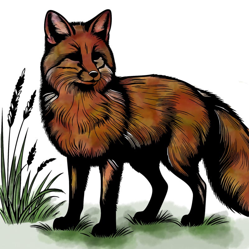 realistic fox