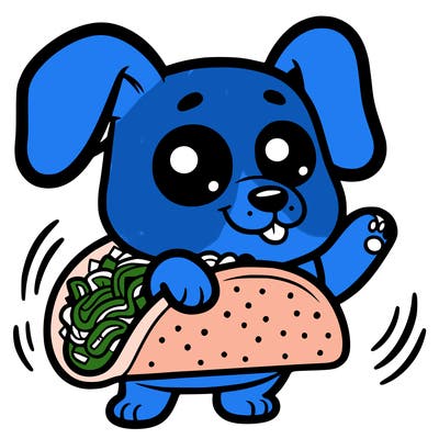 dog in taco