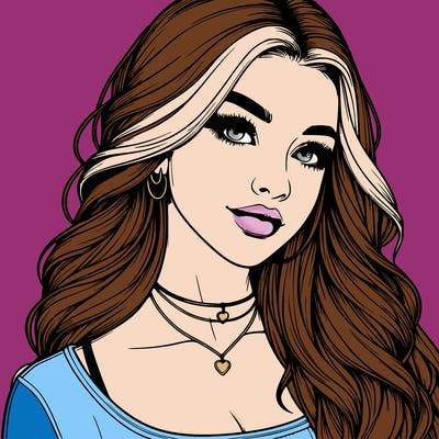 detailed realistic girl