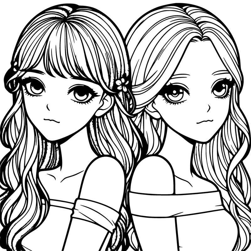 two realistic girls