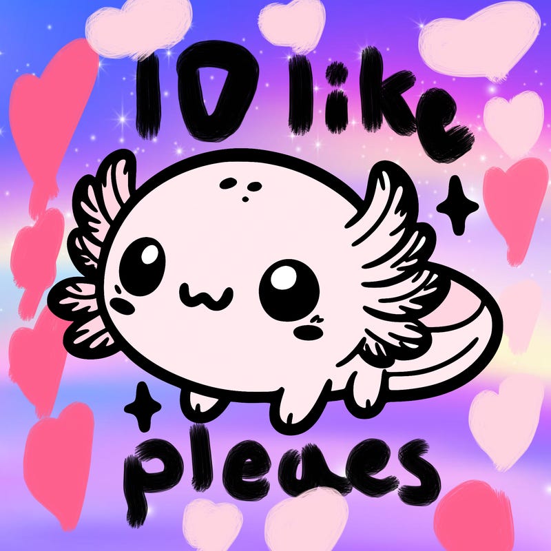 cute easy baby axolotl