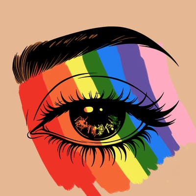 eye closed realistic