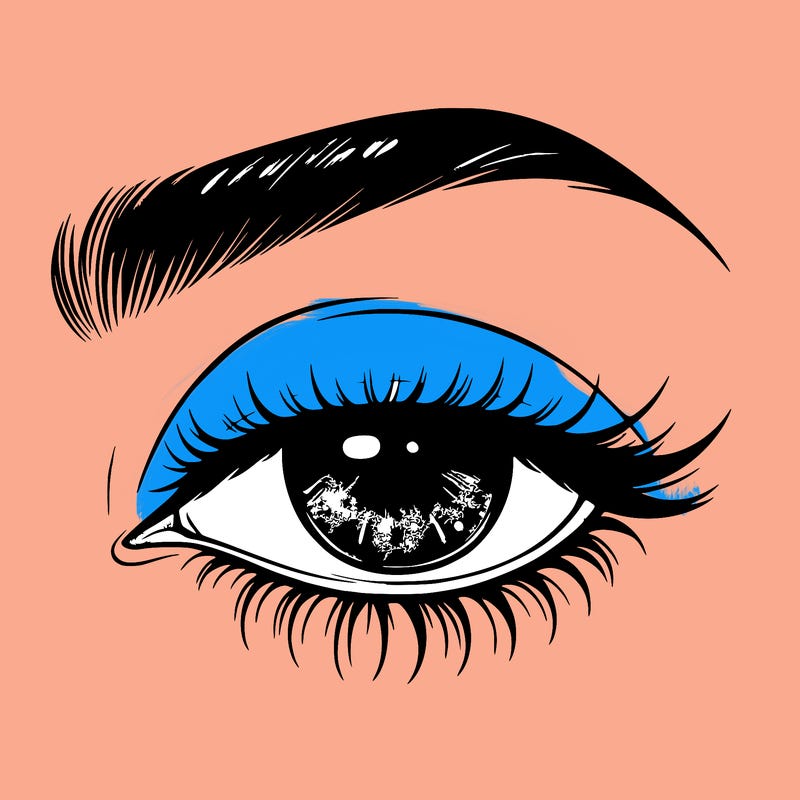 eye closed realistic