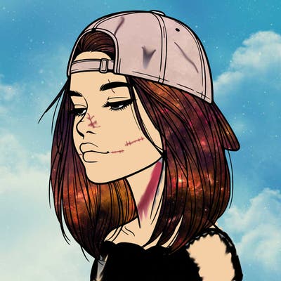 realistic  girl with a backwards hat