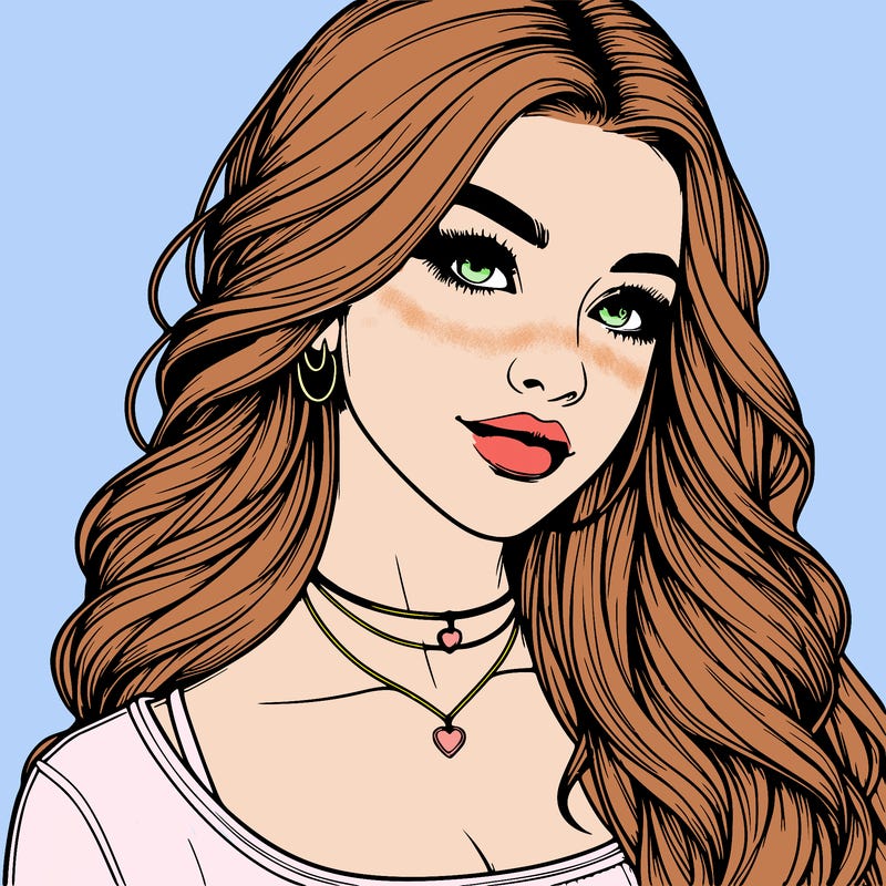 detailed realistic girl