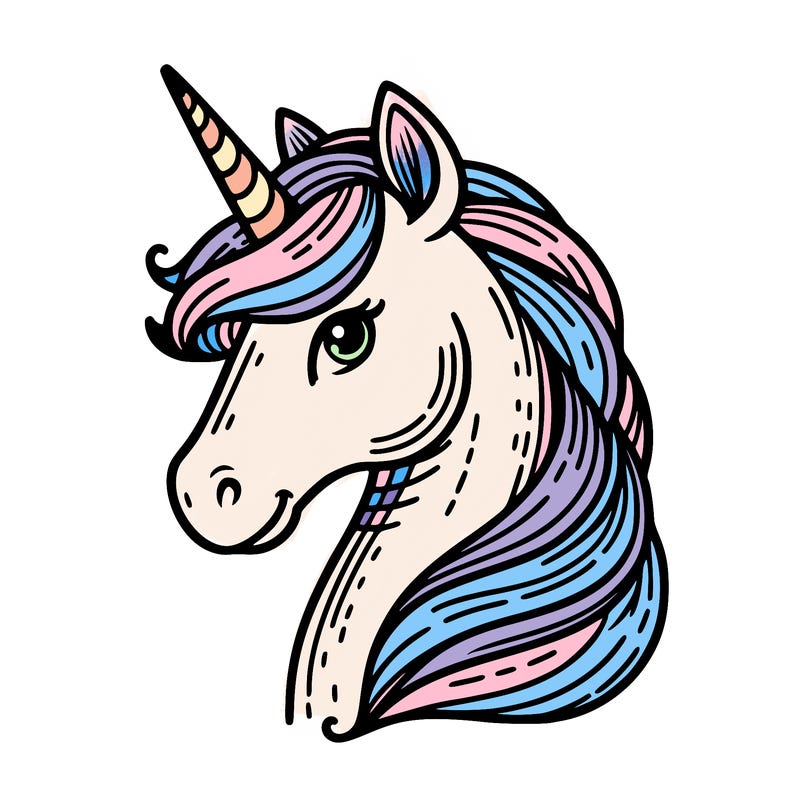 unicorn head